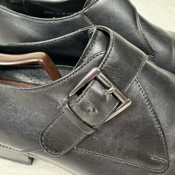 Cole Haan Williams Black Leather Monk Strap Dress Shoes C11825 Mens 11.5 M