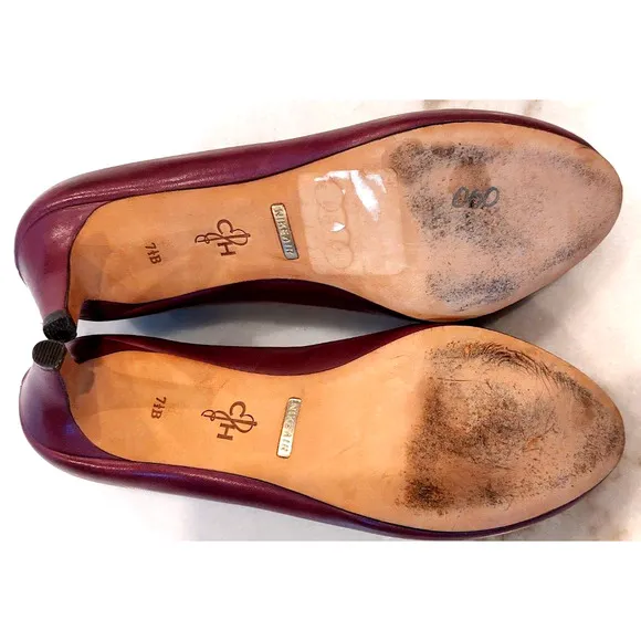 Cole Haan Women’s Pump Magenta Purple Rounded Toe Heels size 7.5 B