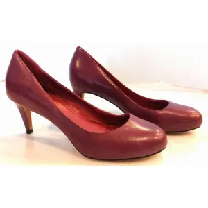 Cole Haan Women’s Pump Magenta Purple Rounded Toe Heels size 7.5 B