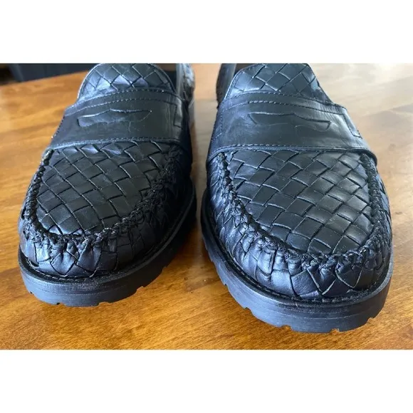 Cole Haan Woven Leather Penny Loafers for Men. Size: 10 1/2 EUC