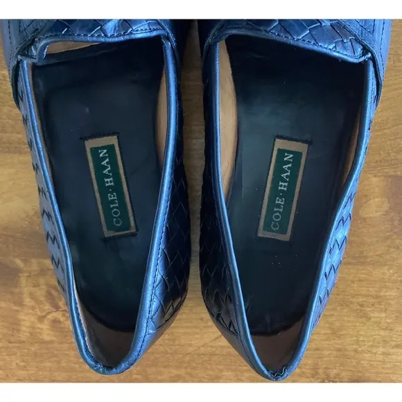 Cole Haan Woven Leather Penny Loafers for Men. Size: 10 1/2 EUC