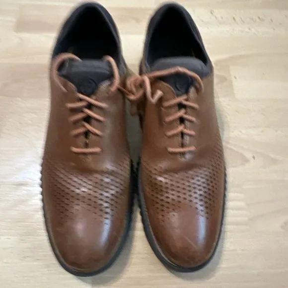 Cole Haan ZeroGrand 2.0 C25351 Mens Shoes size 11.5 Brown Wingtip Oxford Lined