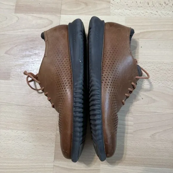 Cole Haan ZeroGrand 2.0 C25351 Mens Shoes size 11.5 Brown Wingtip Oxford Lined
