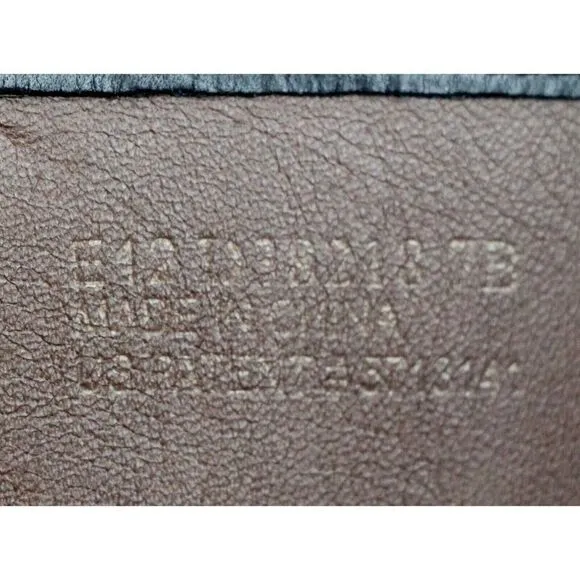 Cole Haan BLACK BROWN GENUINE LEATHER LOW HEEL ZIP SIDE TALL BOOTS Sz 7B