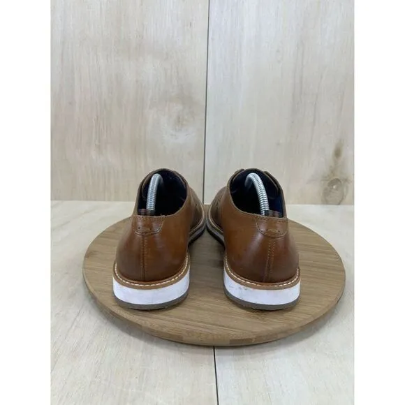 Cole Haan Morris Plain Toe Oxford British Tan Leather Oxford Shoes Mens Size 10