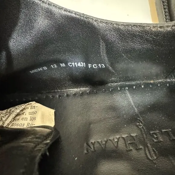 Cole Haan Black Lace-up Dress shoes C11341 size 12M