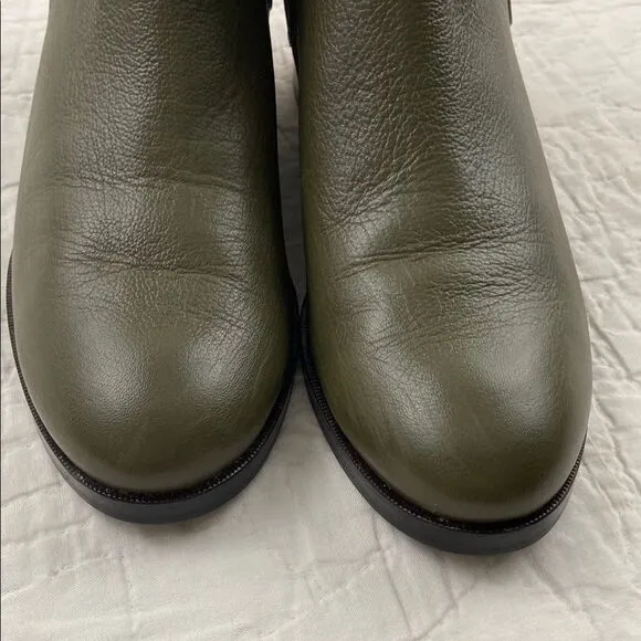 Cole Haan Green Leather Landsman Chelsea Boots size 7