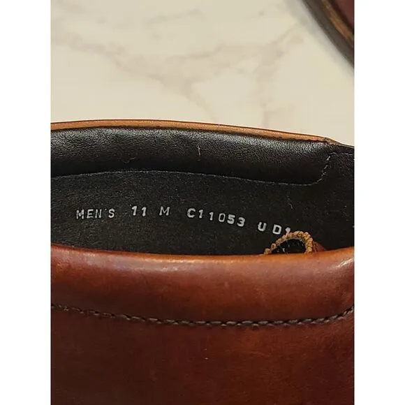 Cole Haan Mens Ankle Boots Liam Chukka Wingtip Leather Brown C11053 US | 11 GUC