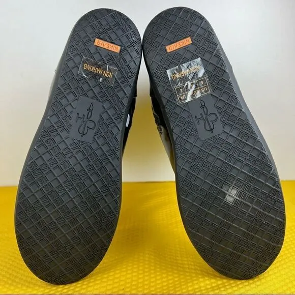Cole Haan x Nike Air Carmela Low Black Glossy Rain Boots 5