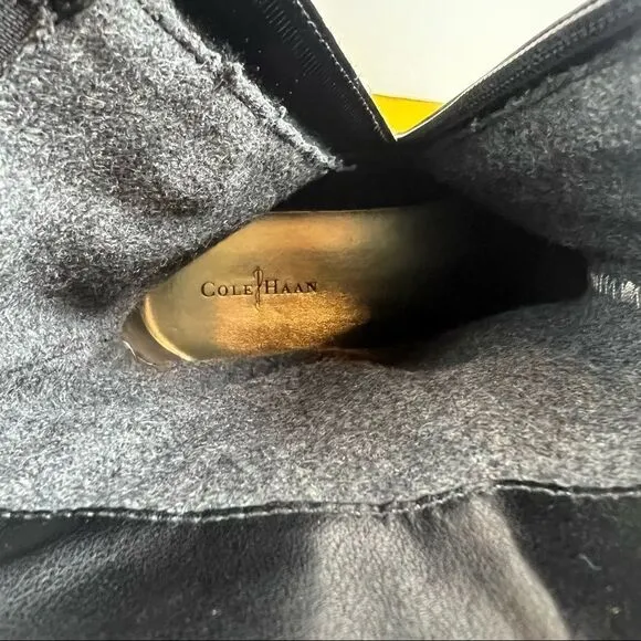 Cole Haan x Nike Air Carmela Low Black Glossy Rain Boots 5
