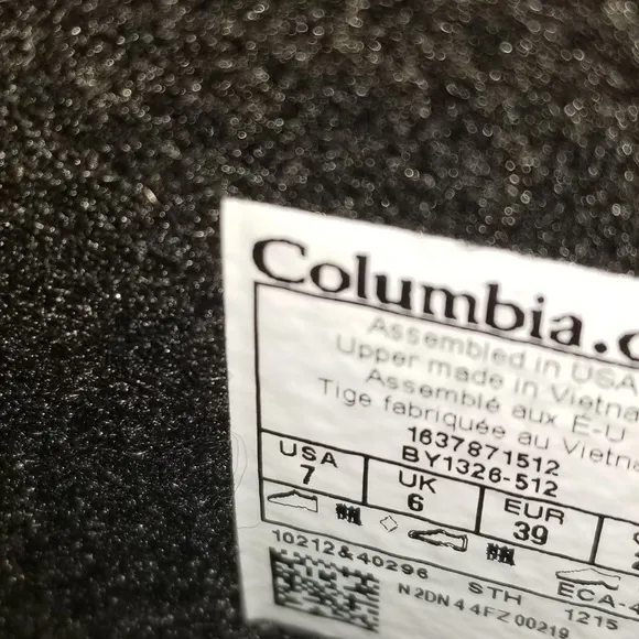 Columbia kids boots size 7