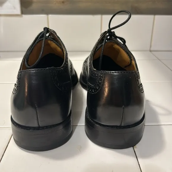 COPY - Cole Haan Air Geraldo Wingtip II 9.5 M Black Calf Dress Shoes No C07680