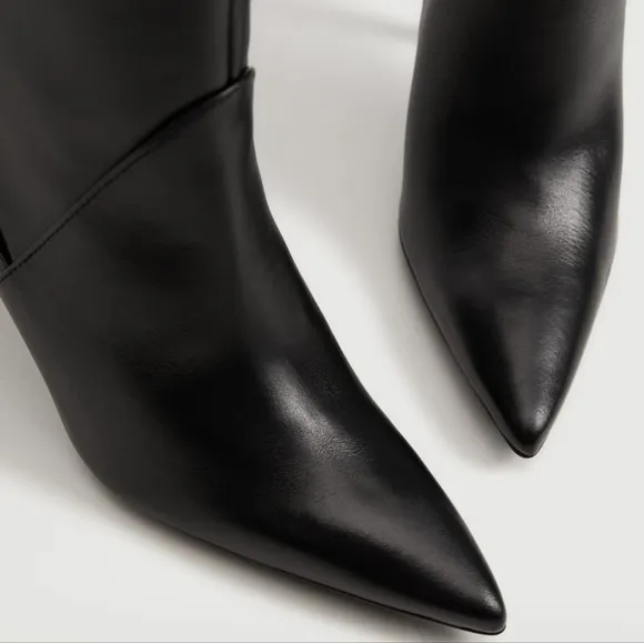 COPY - New Women Shoes High heel leather boot