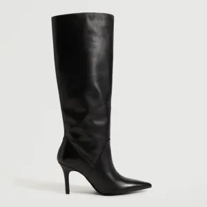 COPY - New Women Shoes High heel leather boot