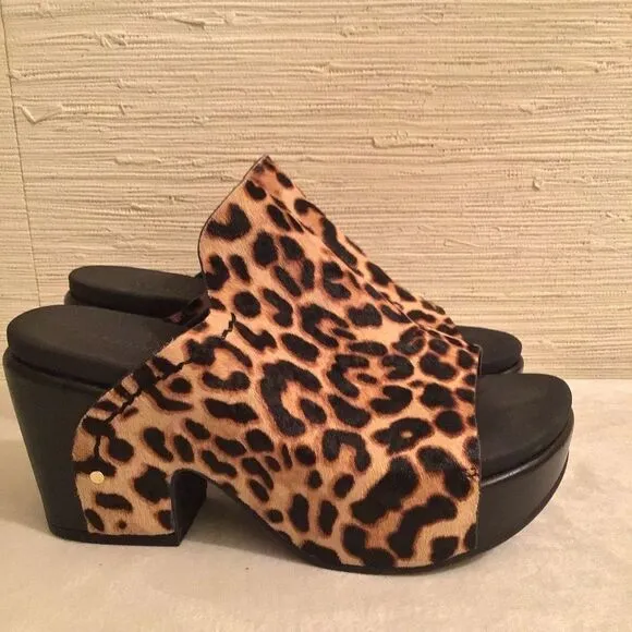Corinth Platform By Naked Feet Leopard Print Women's Platform Sandals