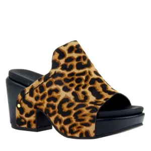 Corinth Platform By Naked Feet Leopard Print Women's Platform Sandals