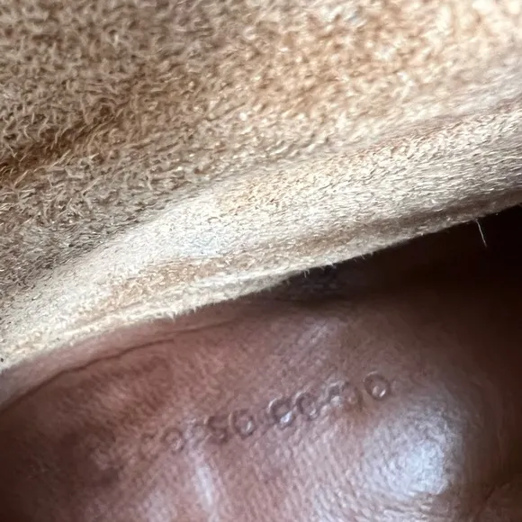 CORSO COMO BLK &amp; TAN LEATHER RIDING BOOTS STYLE, LOW HEEL AND INSIDE ZIPPER
