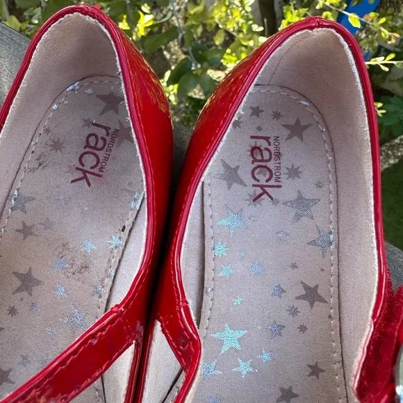 Costume   shoes - Dorthy wizard of OZ   red shoes!