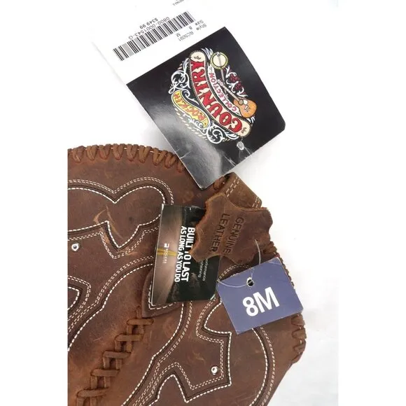 Country Rockin Women's Western Cow Girl Boots w/Fringe 8M NWT