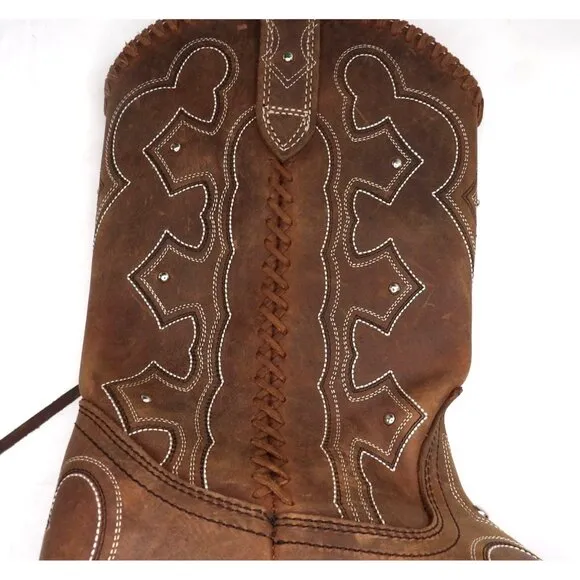 Country Rockin Women's Western Cow Girl Boots w/Fringe 8M NWT