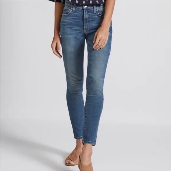 Current/Elliott The Stiletto Skinny Cropped Jean in Carnival NWT