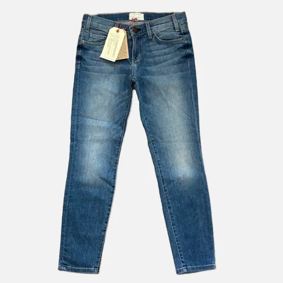 Current/Elliott The Stiletto Skinny Cropped Jean in Carnival NWT