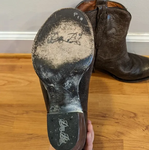Dan Post Distressed Brown Leather Boots Size 7.5M