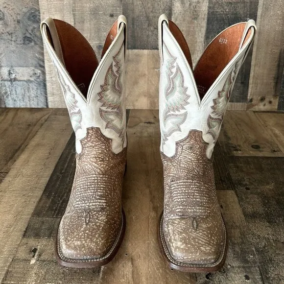 Dan Post DP3994 Square Toe Western Cowboy Certified Boots Mens 9.5 D