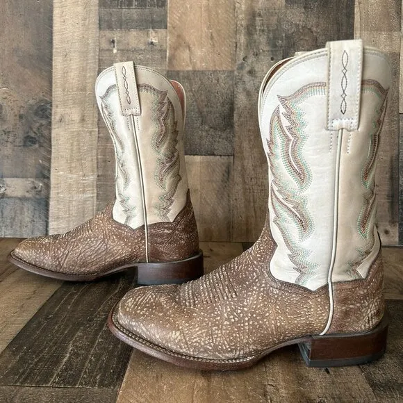 Dan Post DP3994 Square Toe Western Cowboy Certified Boots Mens 9.5 D