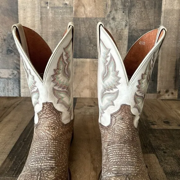 Dan Post DP3994 Square Toe Western Cowboy Certified Boots Mens 9.5 D