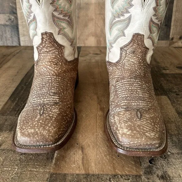 Dan Post DP3994 Square Toe Western Cowboy Certified Boots Mens 9.5 D