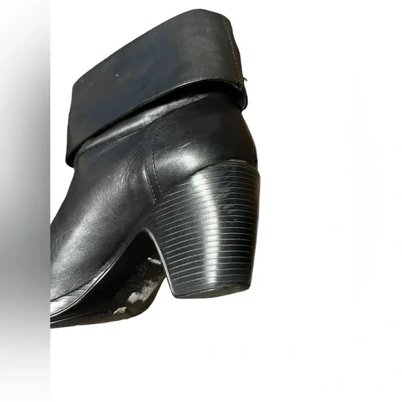 Dansko Shirley Platform Adjustable Cuff Boots Womens Size 37 Black