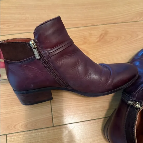 Daroca Bootie WomenPIKOLINOS (Burgundy Ankle Boots)