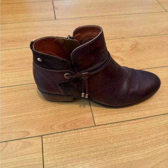 Daroca Bootie WomenPIKOLINOS (Burgundy Ankle Boots)