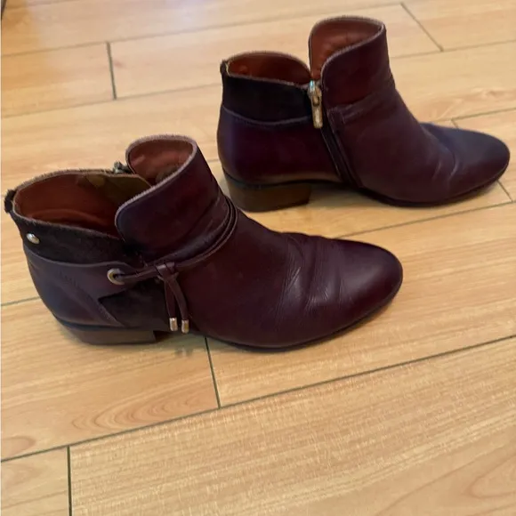 Daroca Bootie WomenPIKOLINOS (Burgundy Ankle Boots)