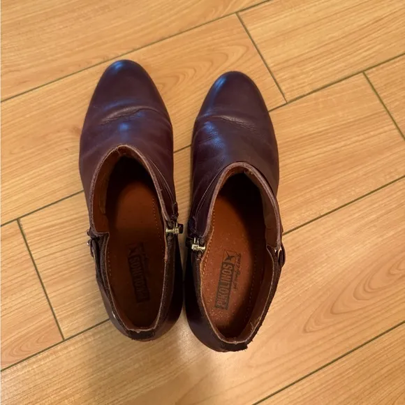 Daroca Bootie WomenPIKOLINOS (Burgundy Ankle Boots)