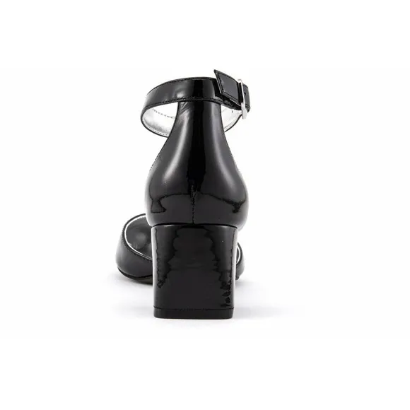 David Tate Adeline Black Patent Dress Shoes - Size 7N, Classic Elegance