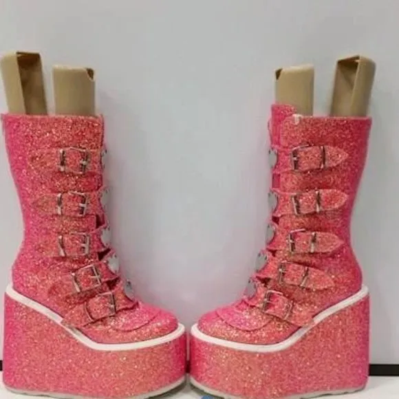 Demonia Platform Candy Lovesick Trinity Boots