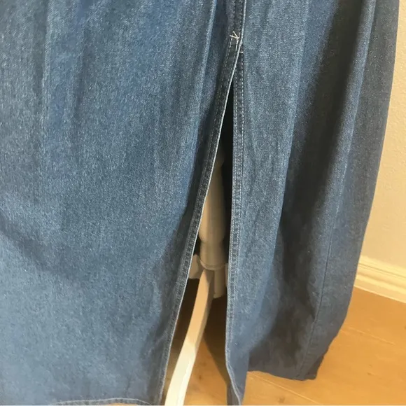 Denim Blue Women's Maxi Dress