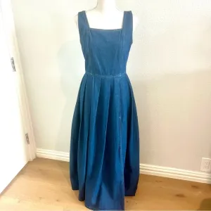 Denim Blue Women's Maxi Dress
