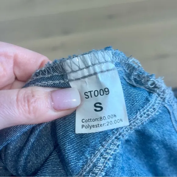 Denim Blue Women's Maxi Dress