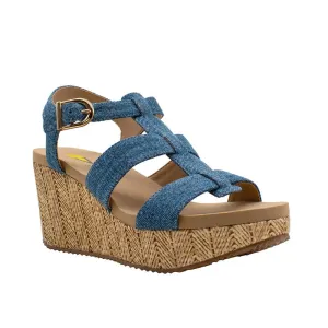 Denim Crimini Wedge Sandal