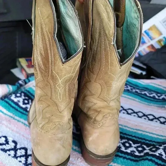 Denver Mountain Boots Style Jenni Brown Western Leather Womens Size 8