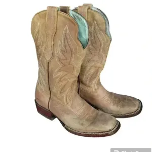 Denver Mountain Boots Style Jenni Brown Western Leather Womens Size 8