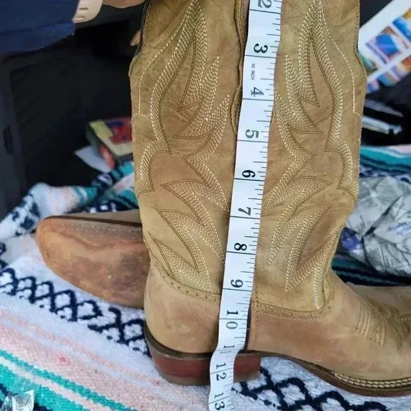 Denver Mountain Boots Style Jenni Brown Western Leather Womens Size 8