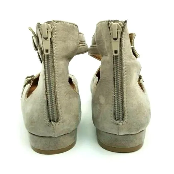 Design Lab Lord &amp; Taylor Womens Mabel Ballet Flat Pointed Toe Mary Jane Shoe 8.5