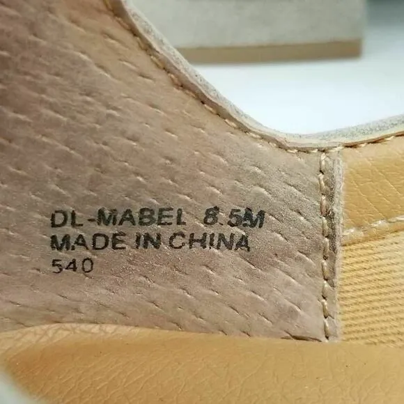 Design Lab Lord &amp; Taylor Womens Mabel Ballet Flat Pointed Toe Mary Jane Shoe 8.5