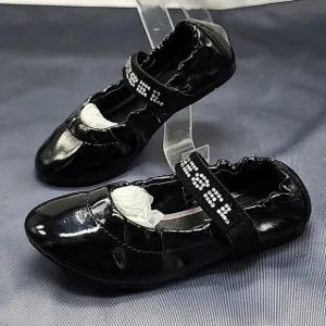 DIESEL STYLE BALLET BLACK PATENT LEATHER BALLET BABY FLATS BABY NEW WNB SIZE 6
