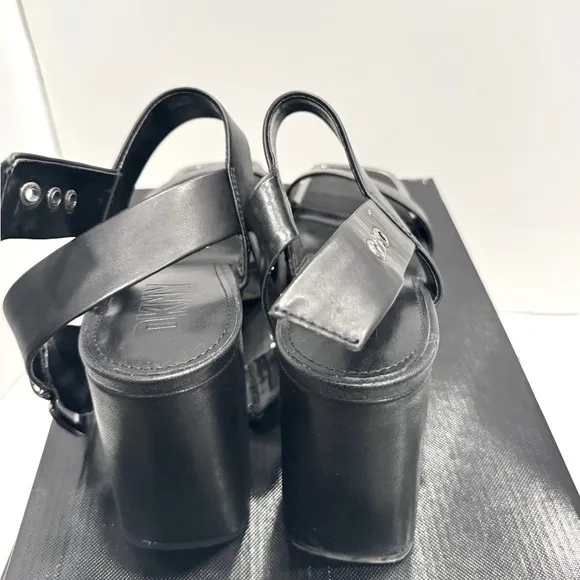 DKNY Bibiana Slingback Platform Sandals Ankle-Strap Block Heel, pumps, shoes 11