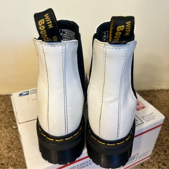 Doc Martens Platform Leather Chelsea Boots
